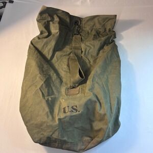 Vintage US Military Type I Duffle Bag Olive Drab Canvas 74-B-54-65 BOYT 50